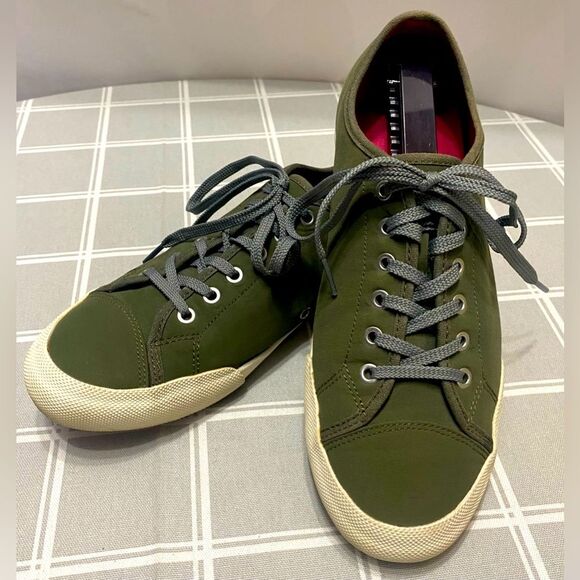 Sea Vees Army Issue Low Std Womens Sz 9 Olive Nylon Lace Up Shoes Sneakers - Picture 1 of 15